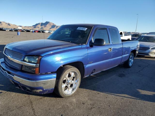 CHEVROLET SILVERADO 2004 blue 4dr ext gas 1GCEC19V34Z351763 photo #1