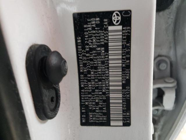 2022 TOYOTA COROLLA SE - 5YFS4MCE6NP112942