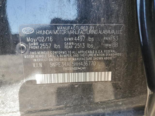 VIN 5NPE34AF5HH436770 2017 HYUNDAI SONATA no.13