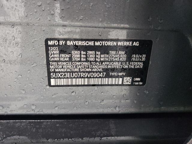 VIN 5UX23EU07R9V09047 2024 BMW X5 no.13