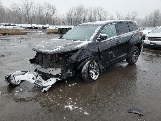 TOYOTA HIGHLANDER 2018 black  gas 5TDBZRFH3JS886233 photo #1