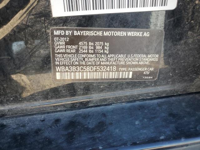 VIN WBA3B3C58DF532418 2013 BMW 3 SERIES no.12