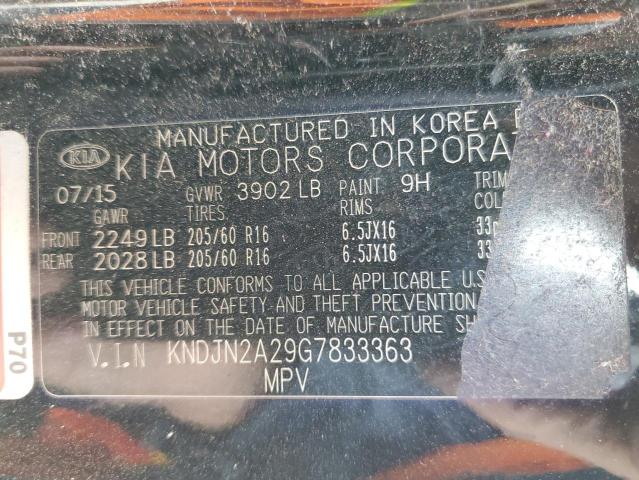 2016 KIA SOUL - KNDJN2A29G7833363