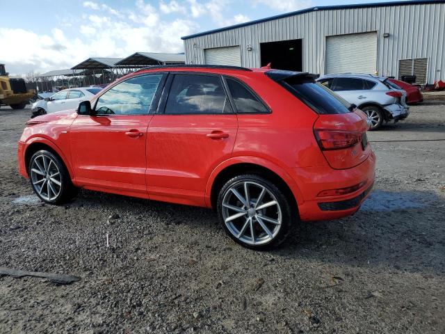 AUDI Q3 PREMIUM 2018 red  gas WA1JCCFS5JR023674 photo #3