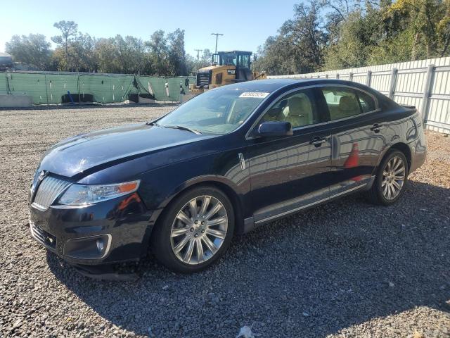 LINCOLN MKS 2009 blue sedan 4d gas 1LNHM93R69G616484 photo #1