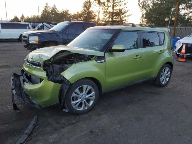 KIA SOUL + 2015 green  gas KNDJP3A51F7749904 photo #1