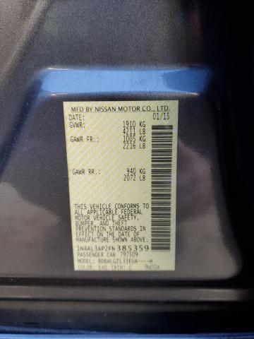 2015 NISSAN ALTIMA 2.5 - 1N4AL3AP2FN385359