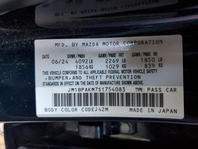 VIN JM1BPAKM7S1754083 2025 MAZDA 3 SELECT S no.12