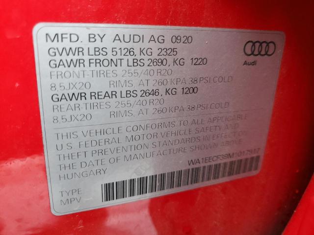 2021 AUDI Q3 PREMIUM - WA1EECF39M1017917