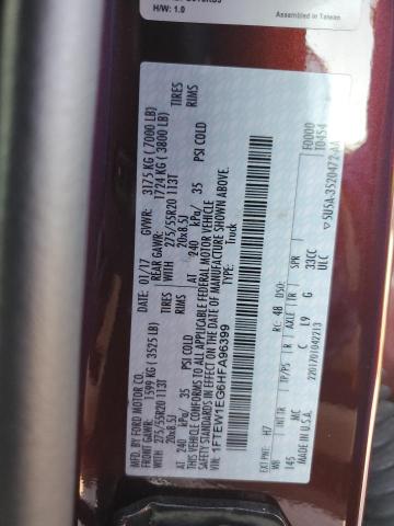 2017 FORD F150 SUPER - 1FTEW1EG6HFA96399