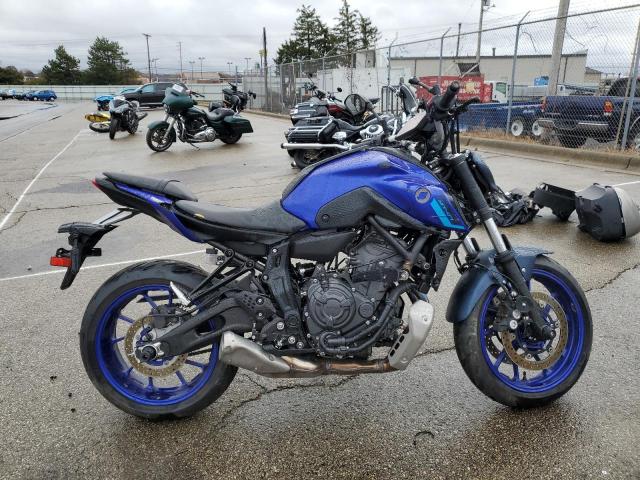 YAMAHA MT07 2024 blue  gas JYARM32E0RA009726 photo #1