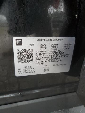2024 CHEVROLET TRAX 1RS - KL77LGE26RC159543