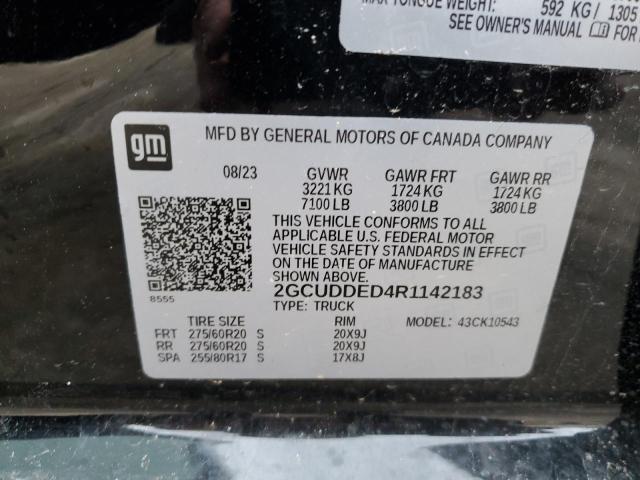 2024 CHEVROLET SILVERADO - 2GCUDDED4R1142183