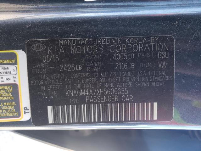 2015 KIA OPTIMA LX - KNAGM4A7XF5606355