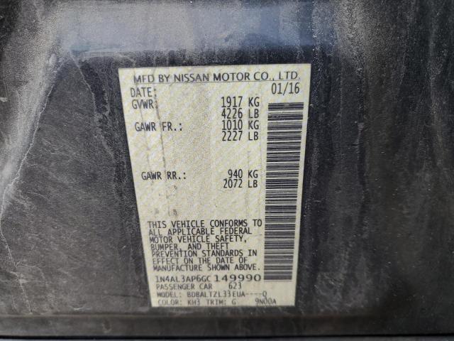 2016 NISSAN ALTIMA 2.5 - 1N4AL3AP6GC149990