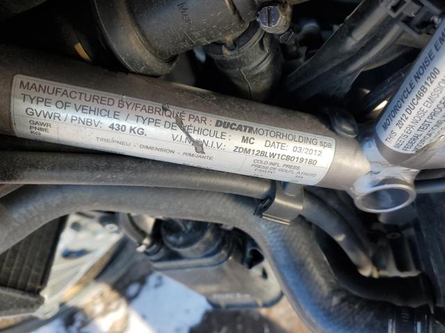 2012 DUCATI MULTISTRAD ZDM12BLW1CB019180