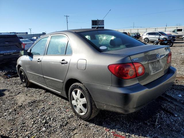 TOYOTA COROLLA CE 2008 gray sedan 4d gas 2T1BR30EX8C889953 photo #3