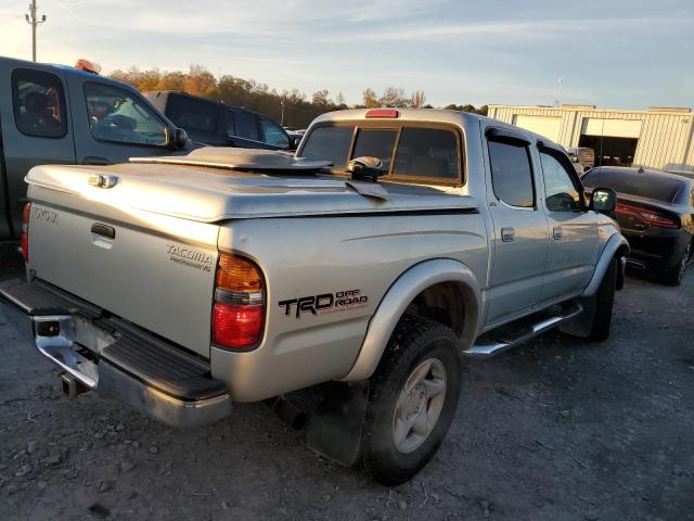 TOYOTA TACOMA DOU 2002 silver  gas 5TEGN92N22Z069854 photo #4