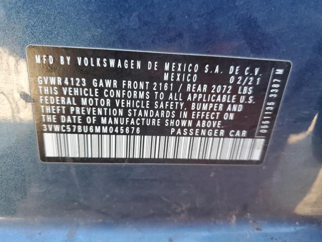 2021 VOLKSWAGEN JETTA S - 3VWC57BU6MM045676