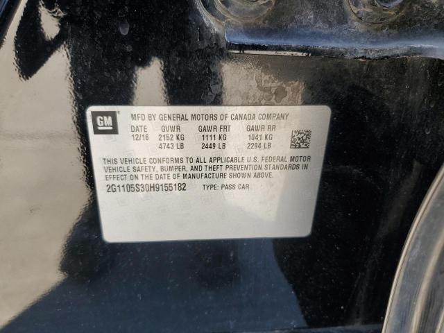 2017 CHEVROLET IMPALA LT - 2G1105S30H9155182