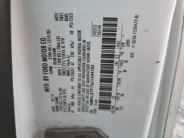 2018 FORD TRANSIT CO - NM0LS7F76J1344350