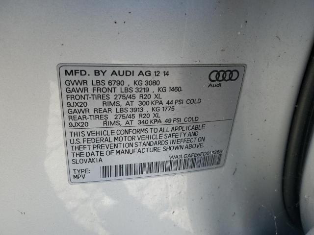 VIN WA1LGAFE6FD013266 2015 AUDI Q7 no.13