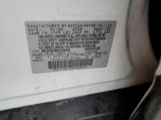 2022 NISSAN KICKS SV - 3N1CP5CV5NL508250
