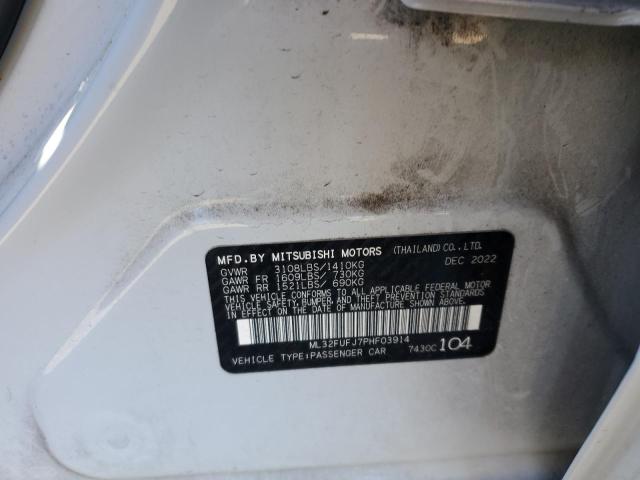 2023 MITSUBISHI MIRAGE G4 - ML32FUFJ7PHF03914