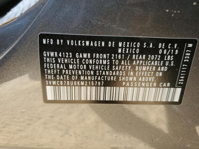 2019 VOLKSWAGEN JETTA S - 3VWCB7BU6KM215797