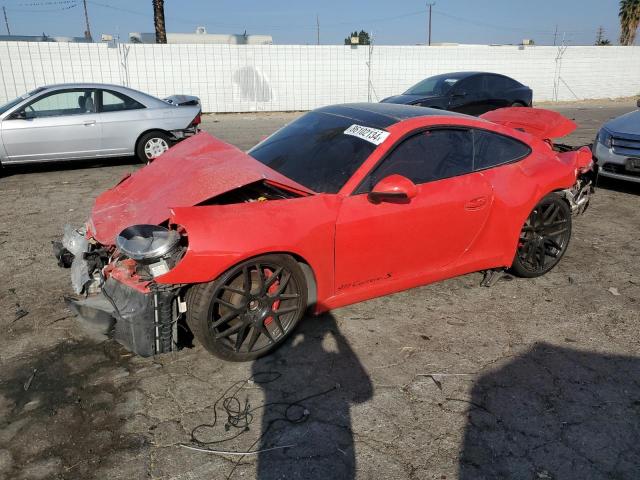 PORSCHE 911 CARRER 2015 red coupe gas WP0AB2A96FS110362 photo #1