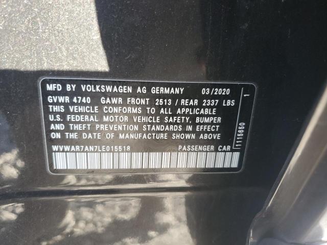 2020 VOLKSWAGEN ARTEON SE - WVWAR7AN7LE015518