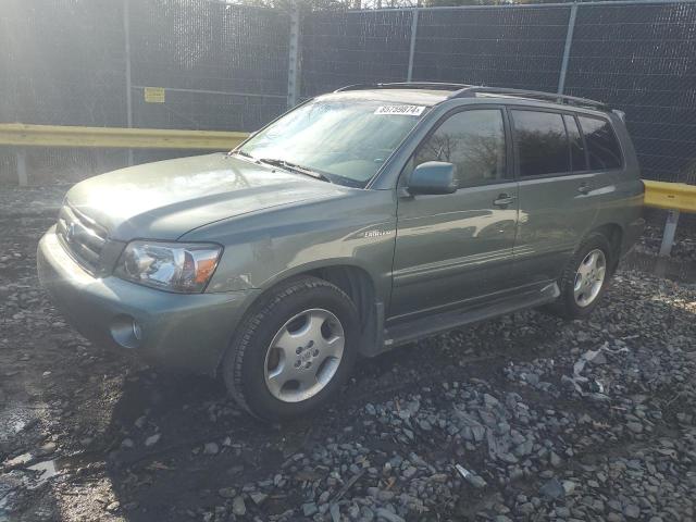 TOYOTA HIGHLANDER 2005 green  gas JTEEP21A450090812 photo #1