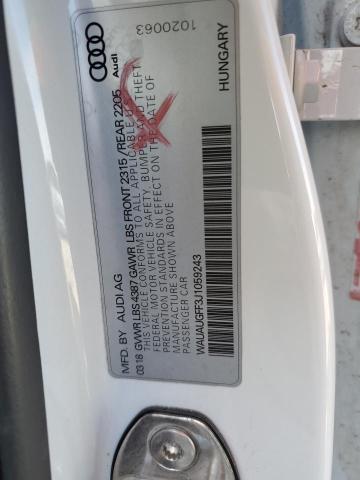 2018 AUDI A3 PREMIUM - WAUAUGFF3J1059243