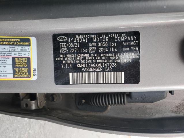 2021 HYUNDAI ELANTRA SE - KMHLL4AGXMU147928