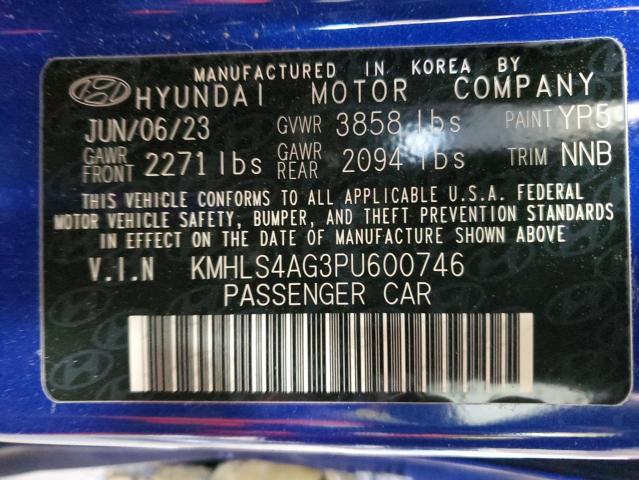 2023 HYUNDAI ELANTRA SE - KMHLS4AG3PU600746
