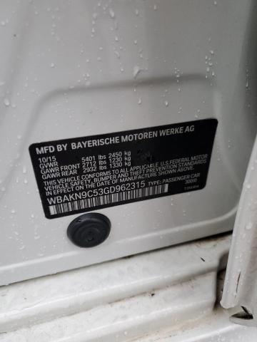 2016 BMW 550 I WBAKN9C53GD962315