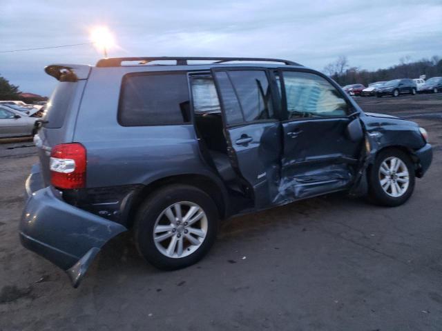 TOYOTA HIGHLANDER 2007 blue  hybrid engine JTEEW21A670042959 photo #4