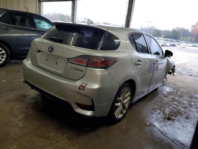 LEXUS CT 200 2014 silver  hybrid engine JTHKD5BH4E2193745 photo #4