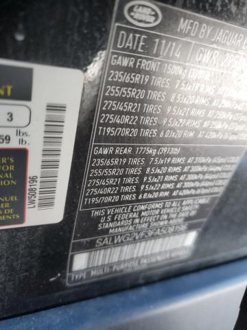 2015 LAND ROVER 88 SER IIA SALWG2VF3FA508196