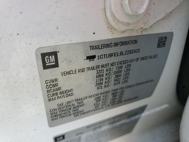 2020 GMC SIERRA K15 - 1GTU9FEL6LZ282402