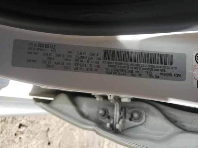 2019 RAM 1500 BIG H - 1C6RREFT5KN851493