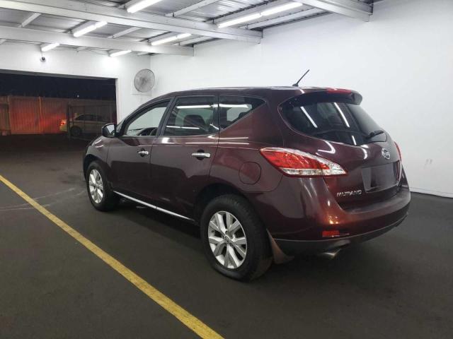 NISSAN MURANO S 2014 burgundy 4dr spor gas JN8AZ1MU0EW417740 photo #4