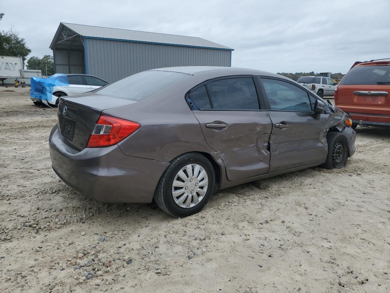 Lot #3026233290 2012 HONDA CIVIC LX