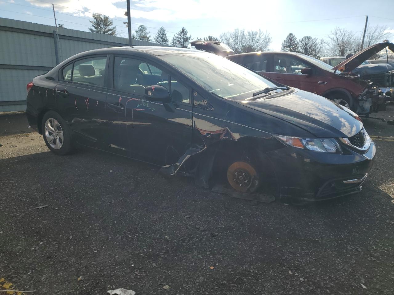 Lot #3030636158 2013 HONDA CIVIC LX