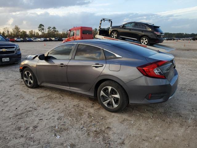 HONDA CIVIC LX 2020 gray  gas 19XFC2F67LE004275 photo #3