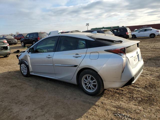 TOYOTA PRIUS 2016 silver  hybrid engine JTDKBRFU8G3009829 photo #3