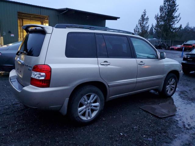 TOYOTA HIGHLANDER 2006 gold  hybrid engine JTEDW21A960008167 photo #4