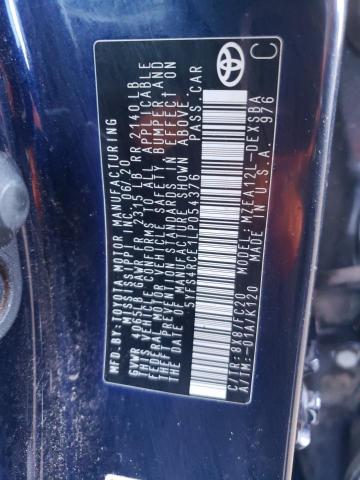 2020 TOYOTA COROLLA SE - 5YFS4RCE1LP054376