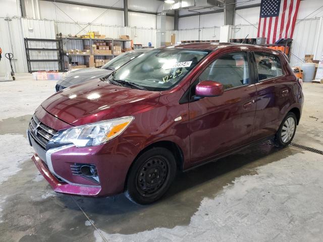 MITSUBISHI MIRAGE ES 2021 burgundy  gas ML32AUHJ0MH005333 photo #1