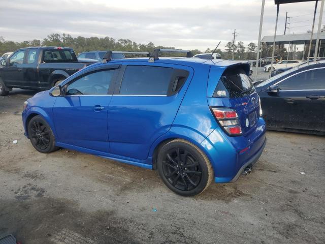 CHEVROLET SONIC PREM 2018 blue  gas 1G1JE6SB9J4113620 photo #3